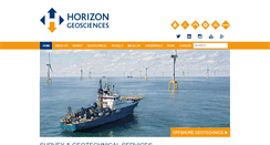 Desktop Screenshot of horizon-geosciences.com