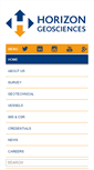Mobile Screenshot of horizon-geosciences.com